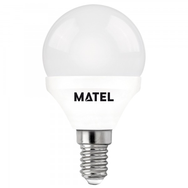 Bomb.led esferica  e14  8w.fria (caja de 10 unidades)