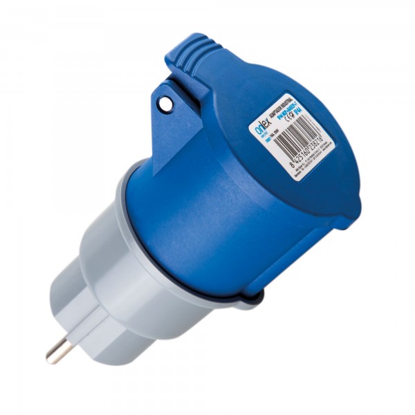 Adaptador industrial ip44 m2p+base2p+t