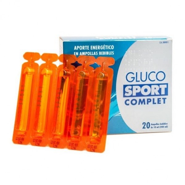Glucosport Complet 20 Ampollas Bebibles