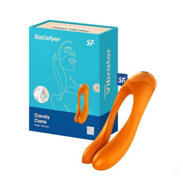 Satisfyer candy cane vibrador dedo 1un