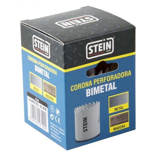 Corona stein perforadora bimetal 44 mm.