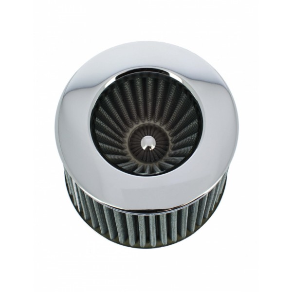 Filtro de Aire Universal para Coche Incluye 4 Adaptadores 60mm 65mm 70mm 77mm Color Gris