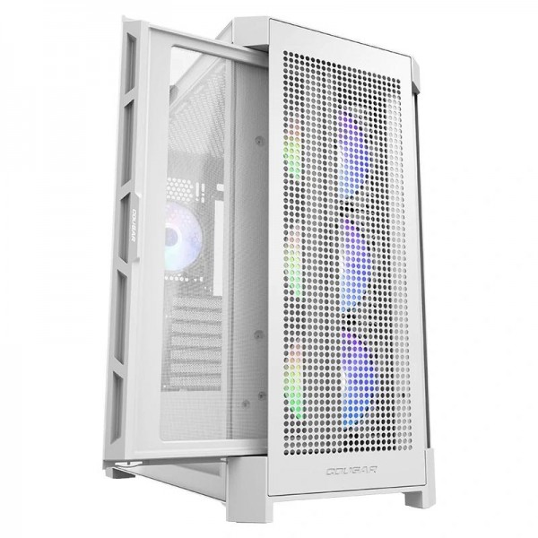 Cougar caja semitorre airface pro rgb white