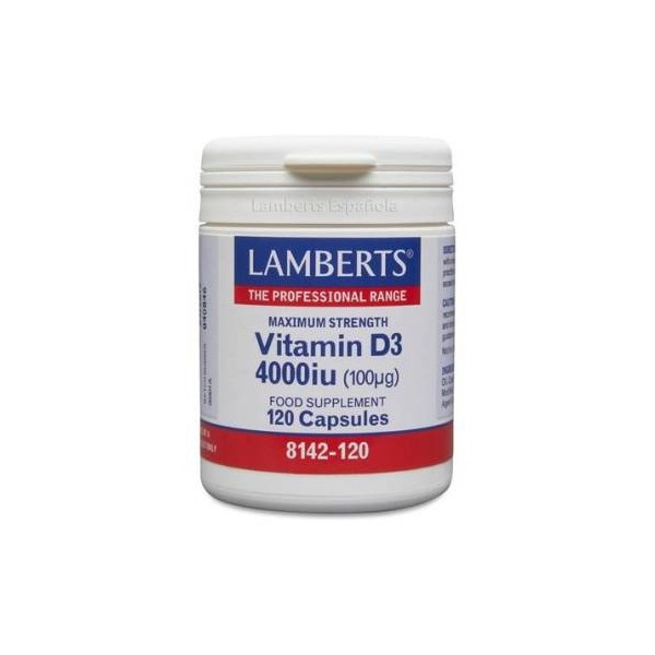 Vitamina D3 4000 Ui 100 Mcg 120 Caps 8142120 Lam