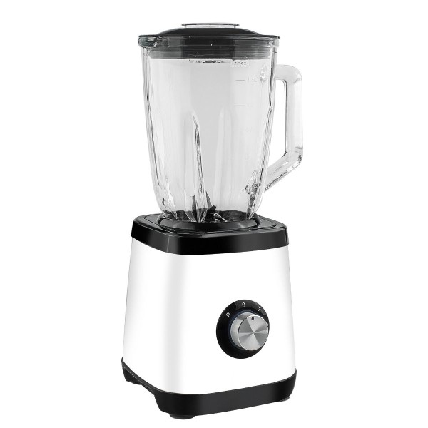 Batidora vaso cristal 1.5l 1000w.blanca