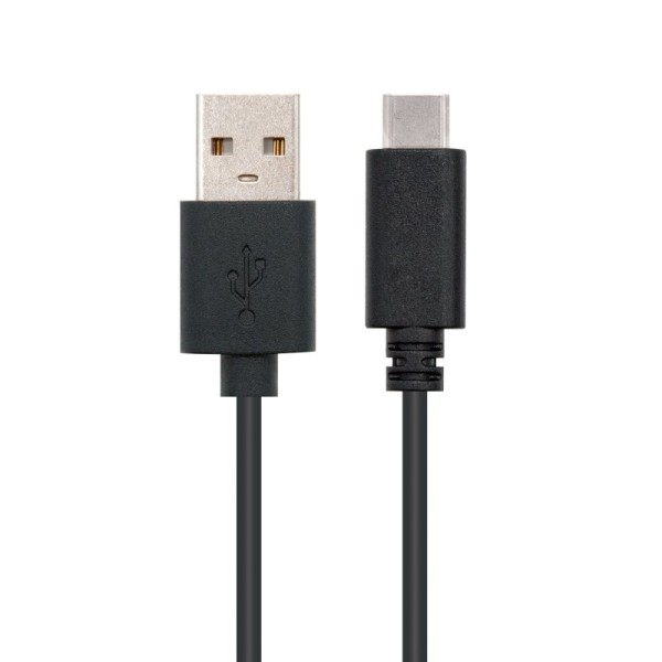 Nanocable cable usb 2.0 3a tipo usb-c/m-a/m 1 m