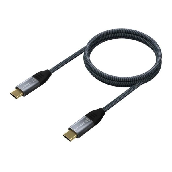 Aisens cable usb3.2 gen2x2 5a e-mark cm-cm gris 2m