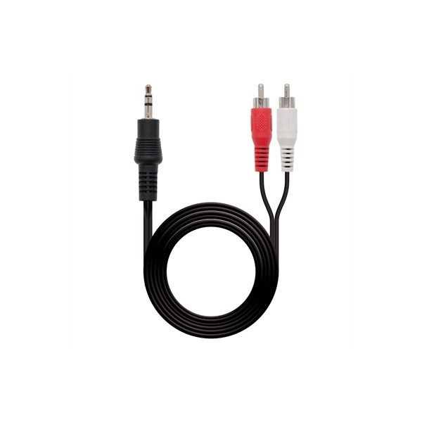 Nanocable cable audio, jack 3.5/m-2xrca/m 1,5 m