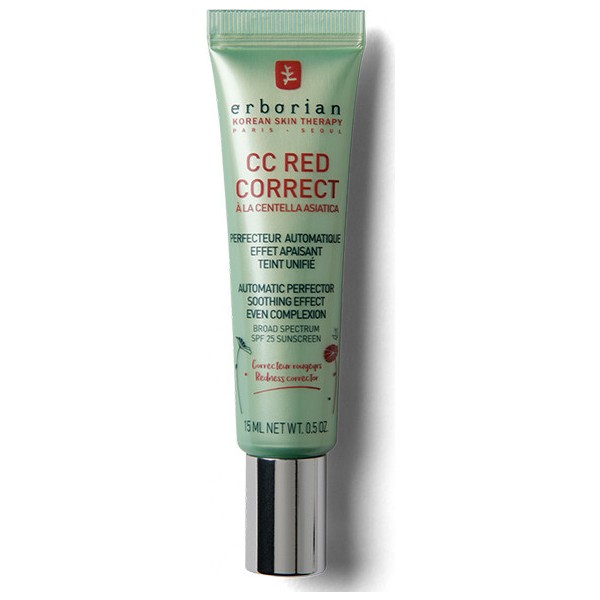 Erborian Cc Red Correct Crema Antirojeces (Pigmentos Verdes) SPF 25 15 ml