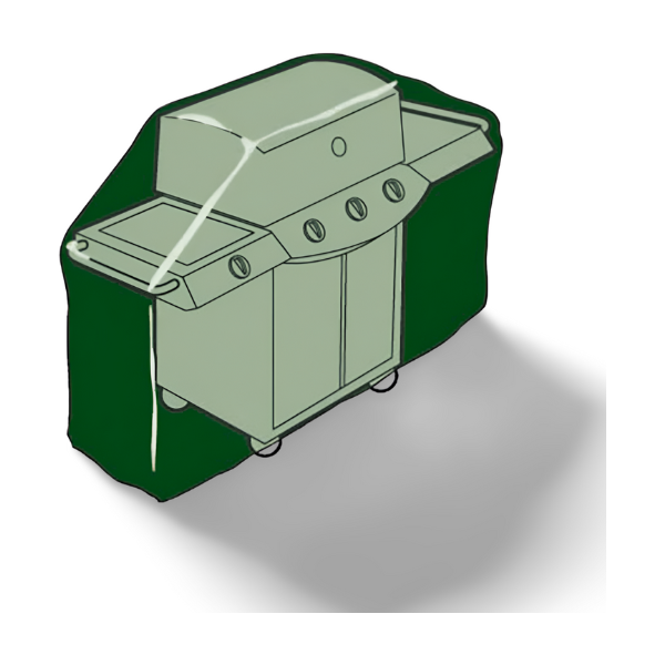 Funda de protección, cubre barbacoas, 103 x 58 x 58 cm, 100 g/m²