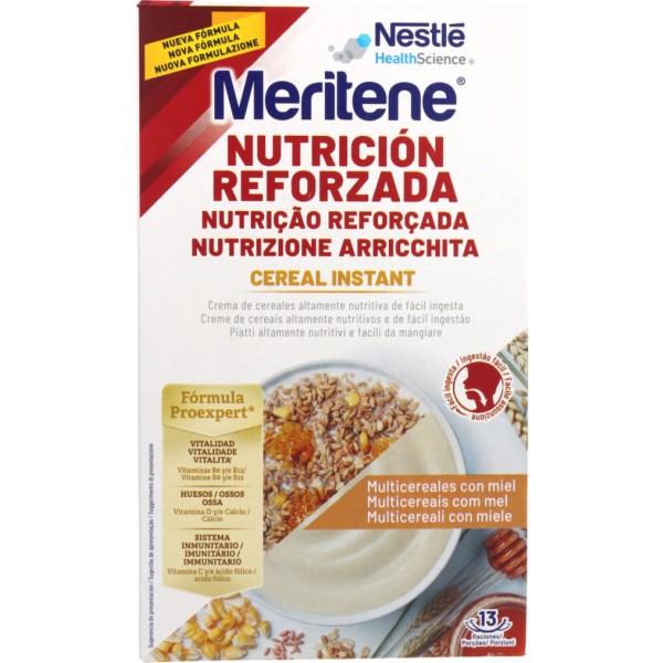 Meritene Cereal Instant Multicereales con Miel 1 Bolsa 520 g