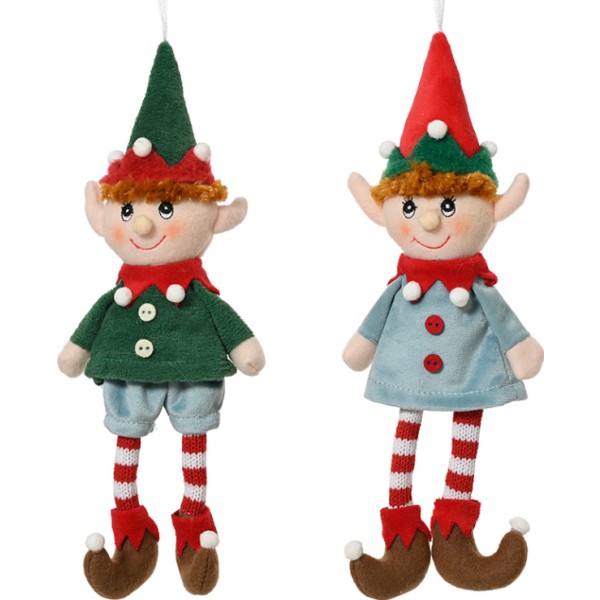 Elfo muñeco 10 x 5 x 27 cm, modelos variados