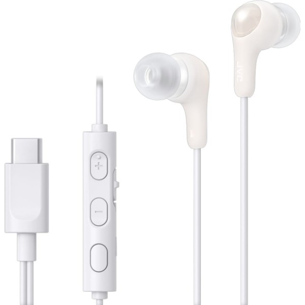 Jvc  ha-fr9uc gumy connect white / auriculares con cable usb-c™