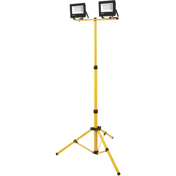 Proyector led tripode 1,8mt.2x20w.fria